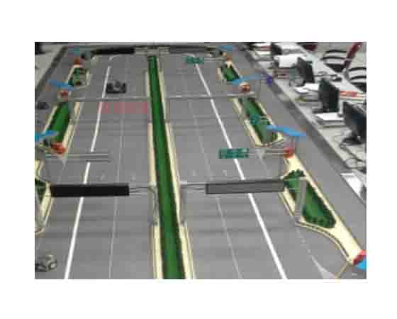 交通感知設施、交通控制與誘導設施實(shí)驗臺